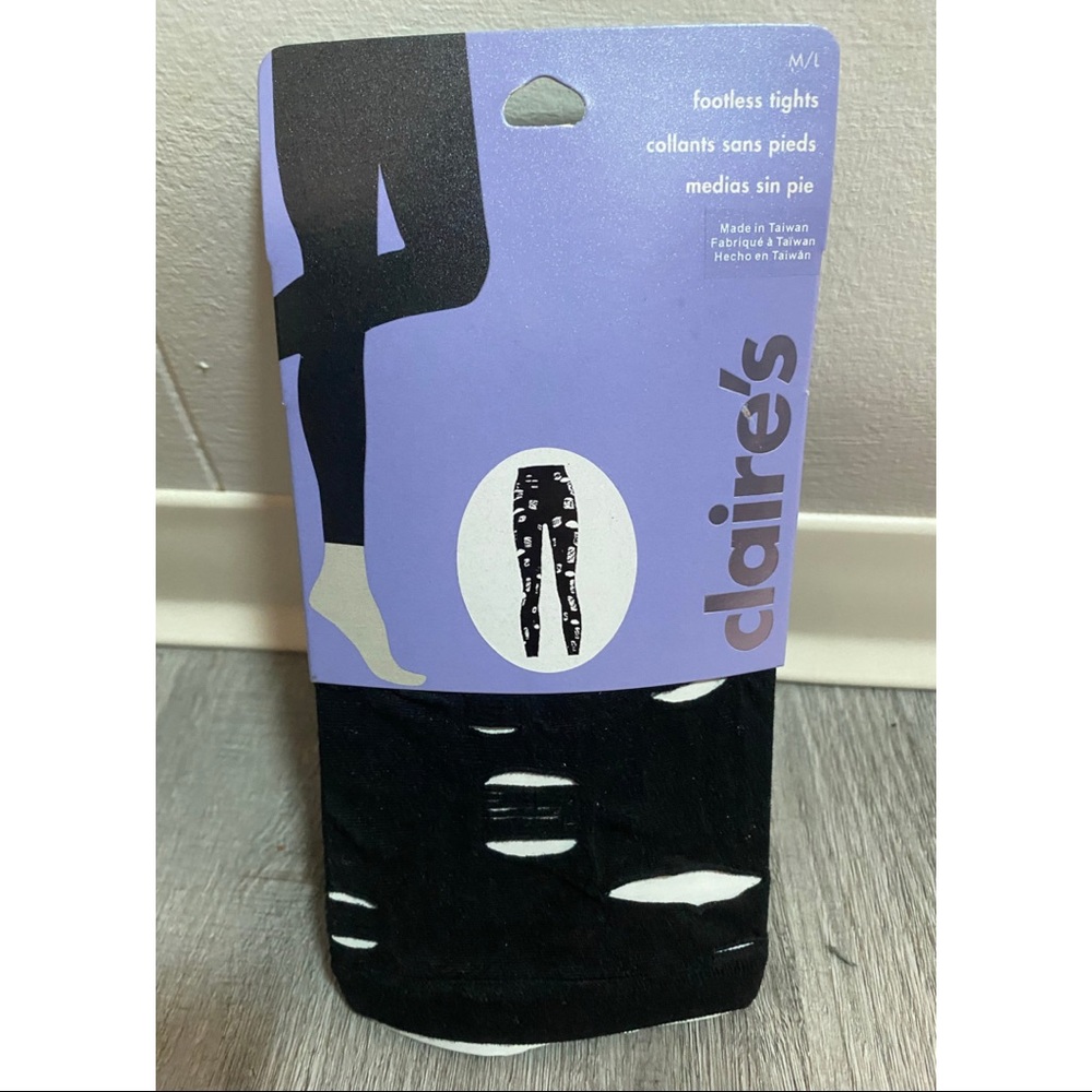 Claire’s Tights with holes (Halloween Costume Wear)